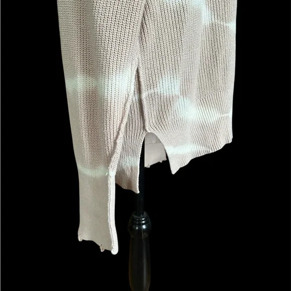 Pistola Darya distressed ribbed cream cotton sweater Women’s Size M *Oversized* - Picture 5 of 8